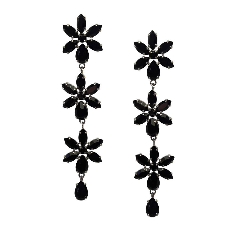 Earrings with Swarovski code 3594 Black