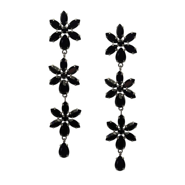 Earrings with Swarovski code 3594 Black