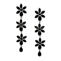 Earrings with Swarovski code 3594 Black