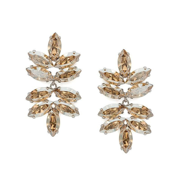 Earrings with Swarovski Beatrice Gold