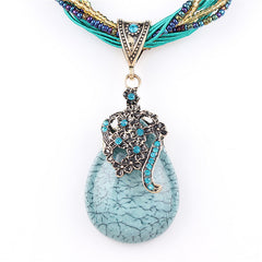 ZOSHI Blue natural crystal stone